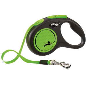 Neonowa smycz automatyczna dla psa 15kg 5m KOLORY