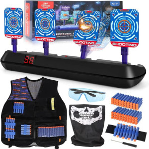 Elektryczna Tarcza Strzelecka + Akcesoria do Nerf