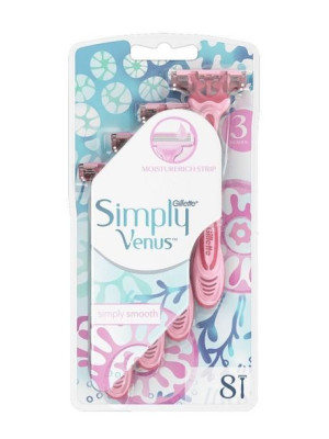 GILLETTE VENUS 3 SIMPLY Maszynki do golenia 8 szt