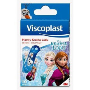 VISCOPLASST Plastry KRAINA LODU 10 szt