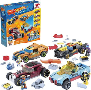 Hot Wheels Mega Construx Pojazdy Do Tuningu 4 Auta