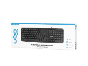 Klawiatura Ugo Askja K110 Us Usb Czarna