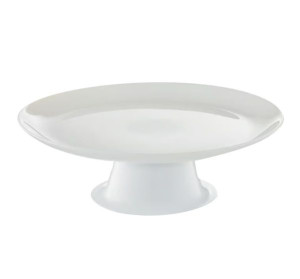 Patera Szklana Ambition Lily Biała 25 Cm