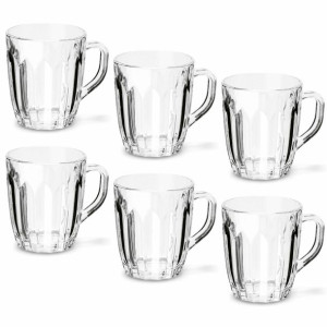 Zestaw Szklanek Kubki Z Uchem Tadar 250 Ml