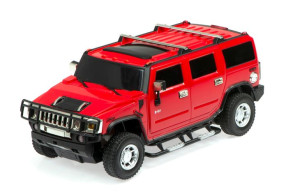 Samochód RC Hummer H2 - licencja 1:24 czerwony