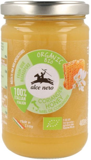 Miód nektarowy Z KOLENDRY BIO 400 g Alce Nero