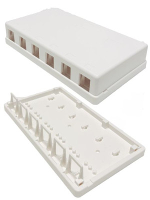 Obudowa natynkowa na 6 moduły keystone Snap-In