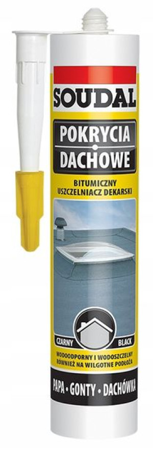 Soudal Bitumiczny Uszczelniacz Dekarski Czarny