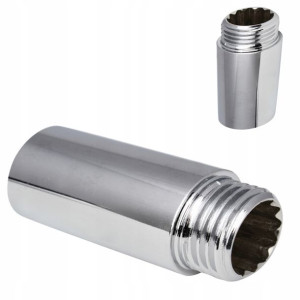 Przedłużka Złączka Chrom Chromowana 3/4 L50mm