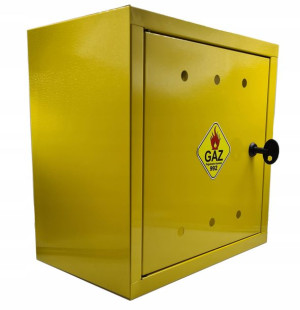Szafka Gazowa G40 40x40x25 Żółta Skrzynka Na Zawór