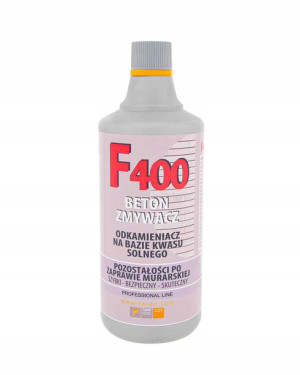 Odkamieniacz Beton Zmywacz F400 Mocny Silny
