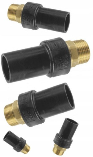 Złączka elektrooporowa 40 x 1 GZ adapter PE mufa