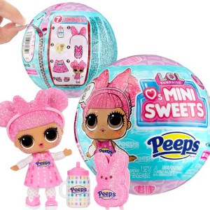 L.O.L. Surprise kula Mini Sweets Peeps z laleczką 7 niespodzianek