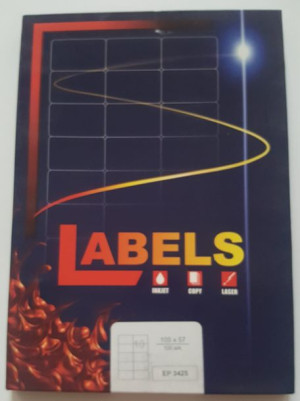 Etykiety Samoprzylepne A4 100 Szt 70x37 Labels Ep 3474
