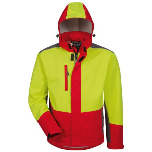 Kurtka, Softshell RED z kapturem L