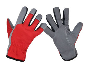 Rękawice robocze skórzane REX RED 10 - XL