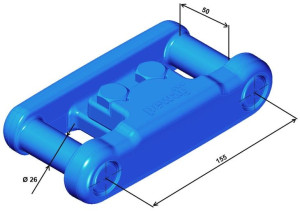 Złączki do gąsienic długie 155 mm