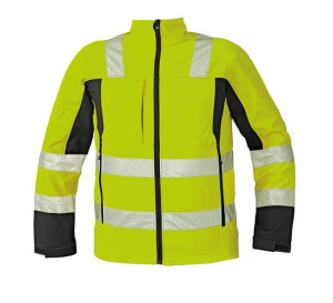 Kurtka Softshell Hi-Vis żółta - M