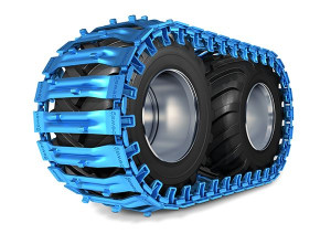 Gąsienice na koła PEWAG bluetrack flow
