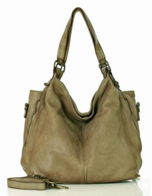 Torba skórzana wysokogatunkowa na ramię styl miejski shoulder leather bag -