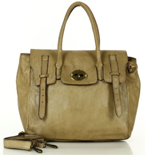 Kultowa torba damska do ręki ze skóry vintage capsule leather bag - MARCO M