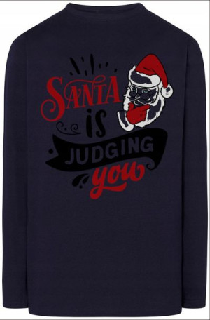 Św. Mikołaj Bluza Męska Longsleeve Święta Rozm.4XL