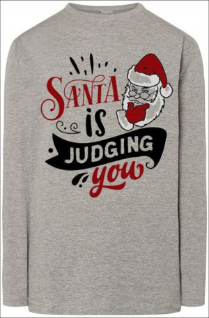 Św. Mikołaj Bluza Męska Longsleeve Święta Rozm.XL