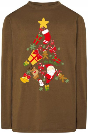 Świąteczna bluza Longsleeve Choinka r.S