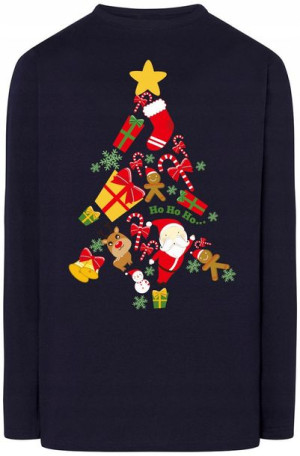 Świąteczna bluza Longsleeve Choinka r.XL