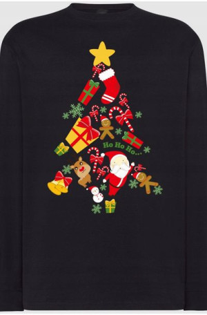Świąteczna bluza Longsleeve Choinka r.XS