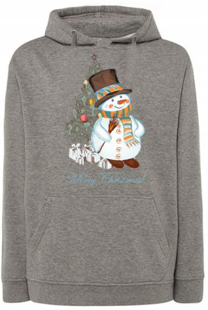Świąteczna Bluza męska nadruk Bałwan r.5XL