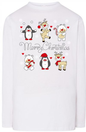 Świąteczna Modna Bluza Longsleeve r.3XL