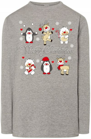 Świąteczna Modna Bluza Longsleeve r.3XL