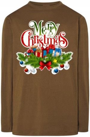 Świąteczny Męski Longsleeve Merry Christmas R.M