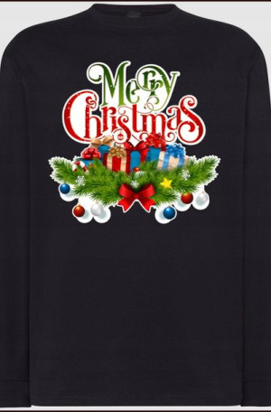 Świąteczny Męski Longsleeve Merry Christmas R.XS
