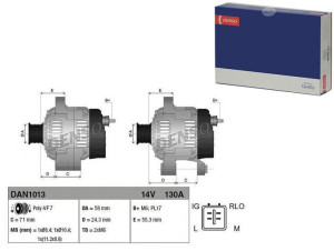 Alternator (14v 130a) Lexus Is Ii Toyota Avensis C