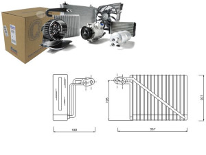 Parownik Klimatyzacji Audi A4 Skoda Superb I Vw Pa