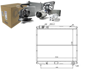 Chłodnica Silnika Suzuki Vitara 1.9d 01.95-03.99 N