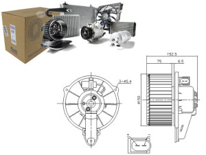 Dmuchawa Audi A6 Allroad 1.8-4.2 01.97-08.05 Nisse