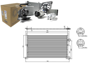 Skraplacz Klimatyzacji Ford Mondeo Iii 1.8-3.0 10.