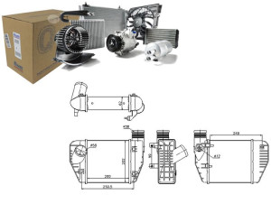 Intercooler Audi A6 2.0/2.0d 07.04-08.11 Nissens