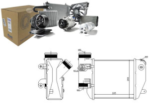 Intercooler Audi A6 A6 Allroad 2.7d/3.0d 05.04-08.