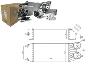 Intercooler Citroen Jumpy Fiat Scudo Ulysse Lancia