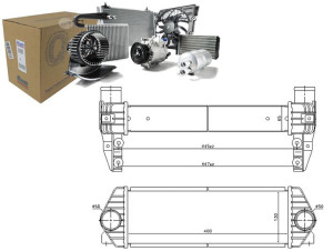 Intercooler Ford Tourneo Connect Transit Connect 1