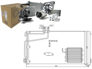 Skraplacz Klimatyzacji Mercedes C (cl203) C T-mode