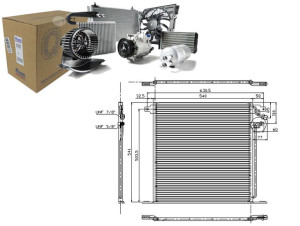 Skraplacz Klimatyzacji Mercedes V (638/2) Vito (63