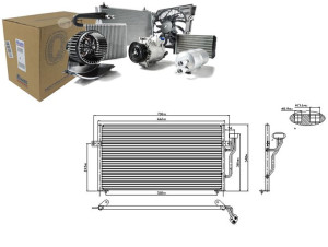 Skraplacz Klimatyzacji Mitsubishi Carisma Space St