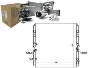 Skraplacz Klimatyzacji Toyota Land Cruiser 100 4.2