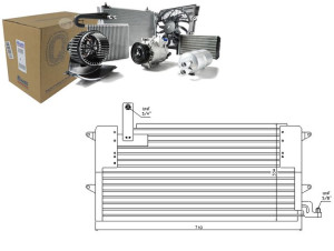 Skraplacz Klimatyzacji Vw Passat 1.6-2.9 02.88-05.
