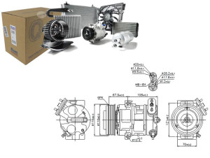 Sprężarka Klimatyzacji Alfa Romeo Mito Chevrolet A